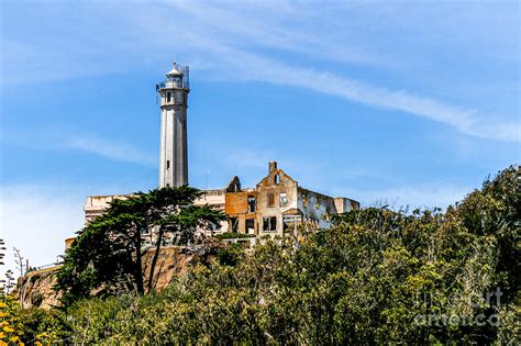 Alcatraz Island Lighthouse Photograph by DJ Laughlin