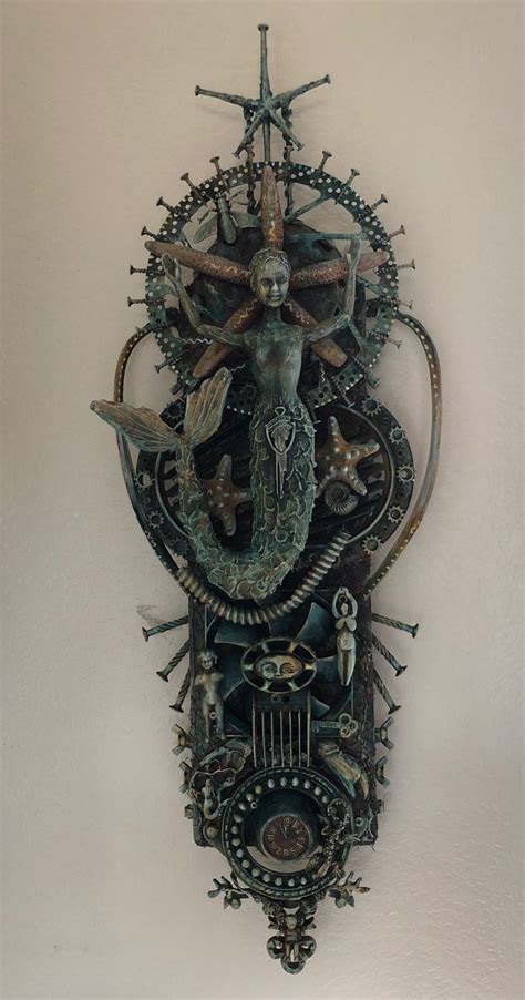 Assemblage art | Assemblage art, Mixed media wall art, Sacred heart art