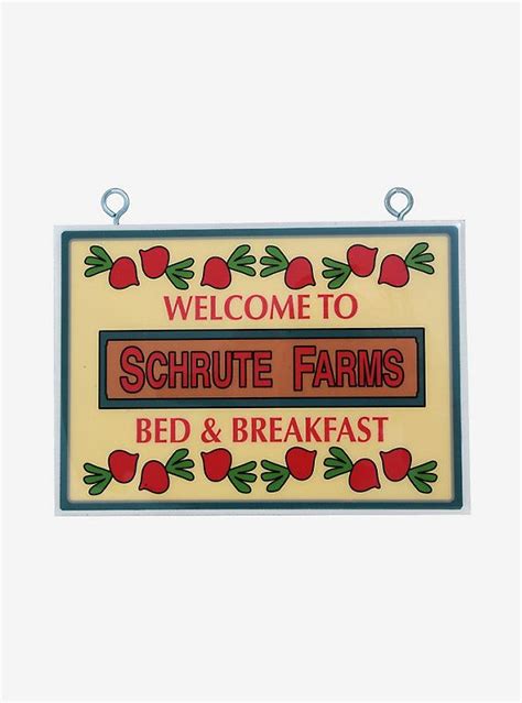 Acrylic Art & Collectibles Painting The Office Schrute Farms Sign etna ...