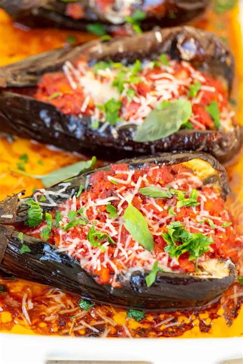 Easy Stuffed Eggplant Recipe - Cooking LSL