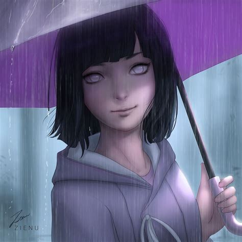 Hinata Hyuga in the rain: Naruto fanart [Artist:... (04 Jan 2019)｜Random Anime Arts [rARTs ...