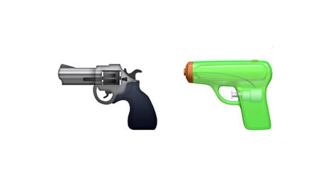 ¿Por qué Apple ha cambiado el emoji del revólver por una pistola de agua en iOS 10? - La ...