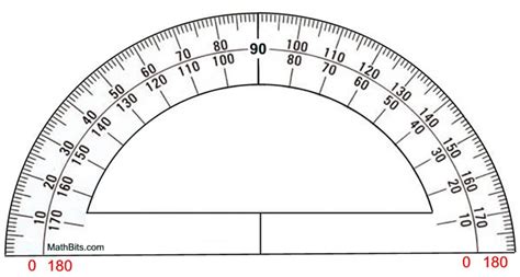 Protractor Drawing