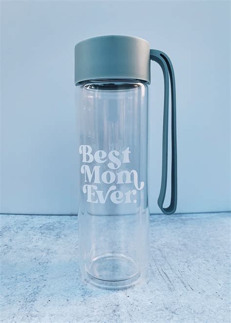 Double wall- reusable Glass water bottle.