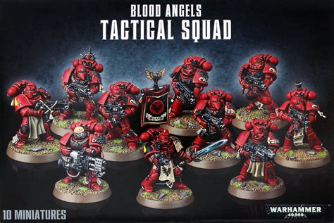 Warhammer 40,000 Blood Angels Tactical Squad | at Mighty Ape NZ