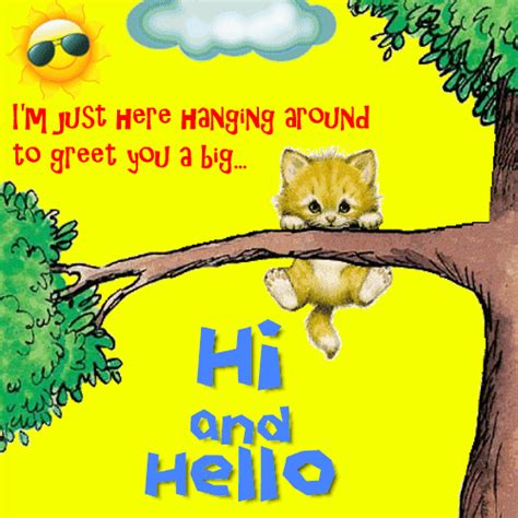 A Cute Hi And Hello E-card. Free Hi-hello eCards, Greeting Cards | 123 Greetings