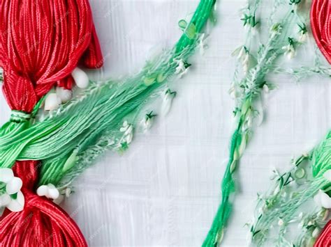 Premium Photo | Martisor and Baba Marta Symbols of spring background