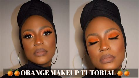 FLAWLESS MATTE MAKEUP TUTORIAL FOR BEGINNERS || ORANGE EYE MAKEUP FOR # ...