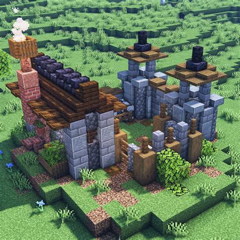 I built a mini castle!. Full credits to u/ Artic_Uno Casa Medieval Minecraft, Minecraft ...