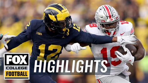 No. 2 Ohio State Buckeyes vs. No. 3 Michigan Wolverines Highlights | CFB on FOX