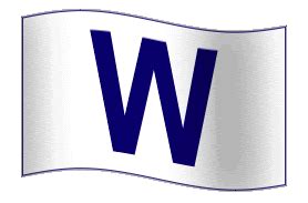 Chicago Cubs-Waving "W" Flag | Chicago cubs, Cubs, Cubs fan