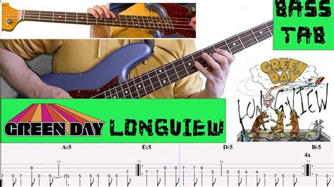 Green Day - Longview - Bass Tab / Cover / Lesson / Tuition - YouTube