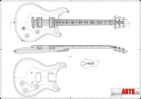 Download free PRS style guitar building plan!