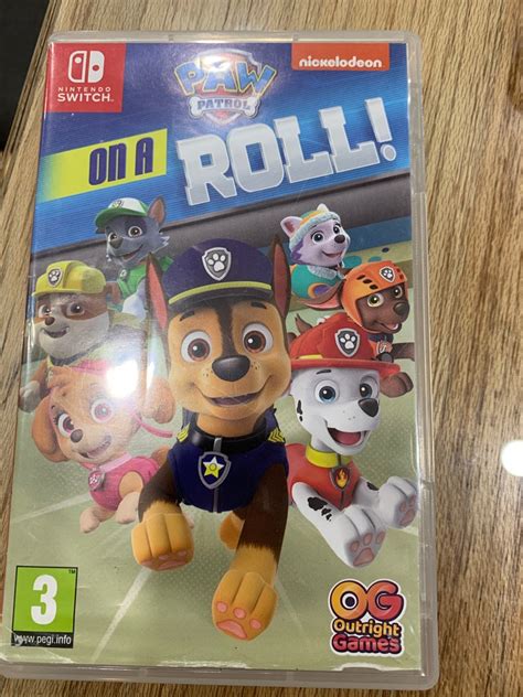 Paw Patrol On A Roll! for Nintendo Switch, Video Gaming, Video Games ...