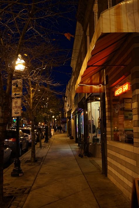 Free Images : open, light, road, street, sidewalk, restaurant, city, downtown, dark, bar ...