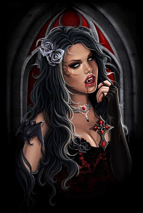 Vixen's cross - design for Spiral direct by Anna-Marine on @DeviantArt Art Vampire, Vampire Love ...