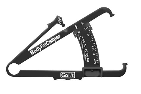 GoFit Accurate Body Fat Caliper - Charts and Instruction Manual ...