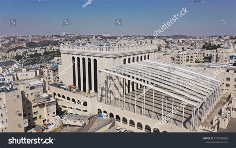 Jerusalem Belz Great Synagogue Romema Neighbourhood Stock Photo ...