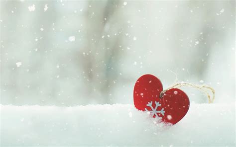 Snow Heart wallpaper | love | Wallpaper Better