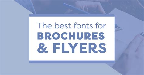 Best Fonts for Business Brochures and Flyers That Stand Out ~ Creative Market Blog