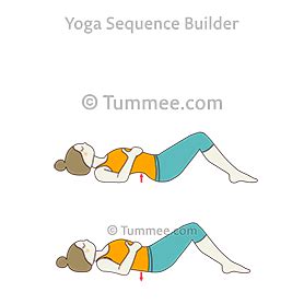 Supine Pelvic Tilt Exercise