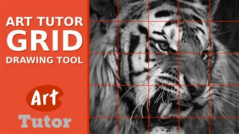 ArtTutor Grid Drawing Tool | Drawing tools, Art tutor, Drawings