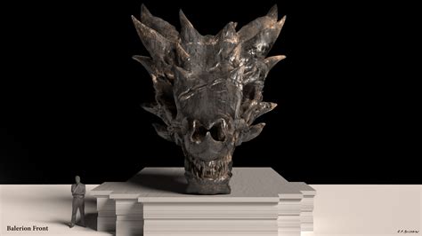 The Artwork of Kieran Belshaw - Balerion Dragon Skull