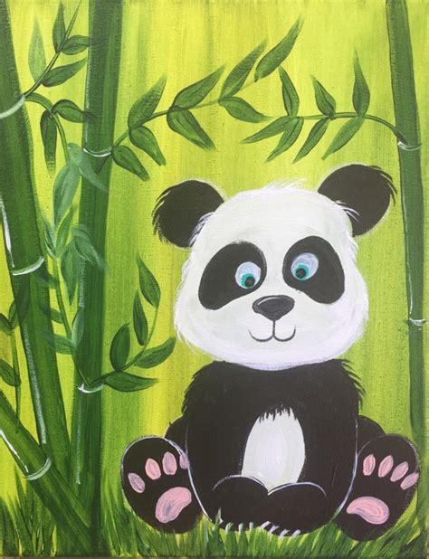 Panda Painting - Step By Step Acrylic Tutorial - With Pictures and Video