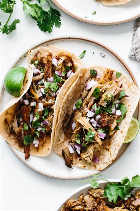 Super Tasty Carnitas Tacos - Downshiftology