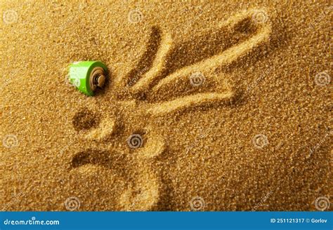 Image of Battery Sand Background Stock Image - Image of nature ...