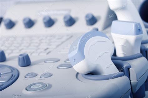 Medical equipment, ultrasound machine closeup Stock Photo by ...