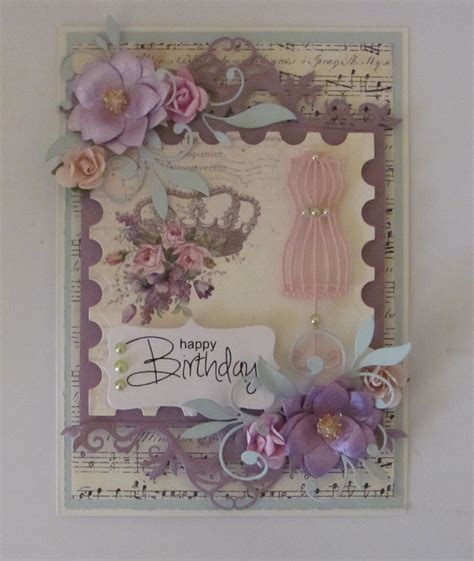 Birthday Card | Cards, Birthday cards, Shabby chic cards