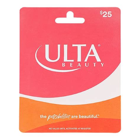 Ulta Beauty $25 Gift Card, 1 each - The Fresh Grocer