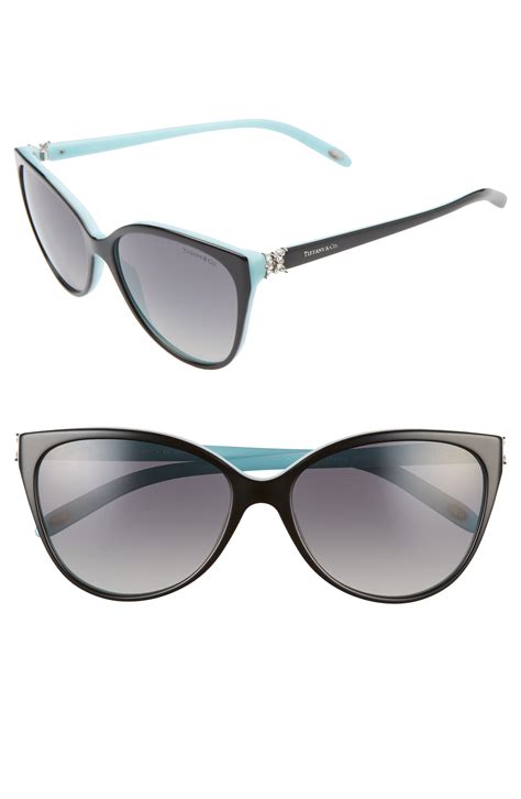 Tiffany & Co. 58mm Polarized Cat Eye Sunglasses in Black - Lyst