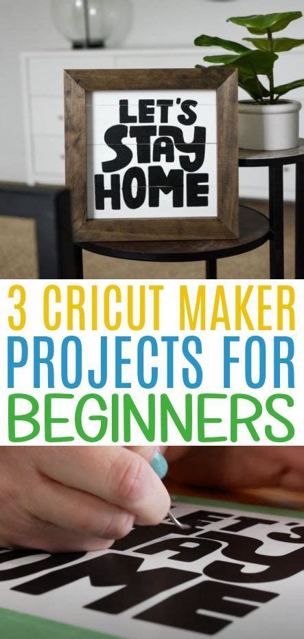 3 Cricut Maker Projects for Beginners - Makers Gonna Learn in 2021 | Maker project, Cricut ...