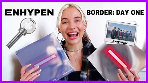 ENHYPEN Debut Album BORDER : DAY ONE Unboxing + GA - YouTube