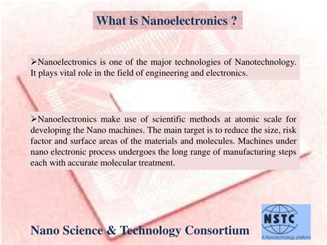 PPT - Nanoelectronics & Its Industrial Applications Program PowerPoint ...