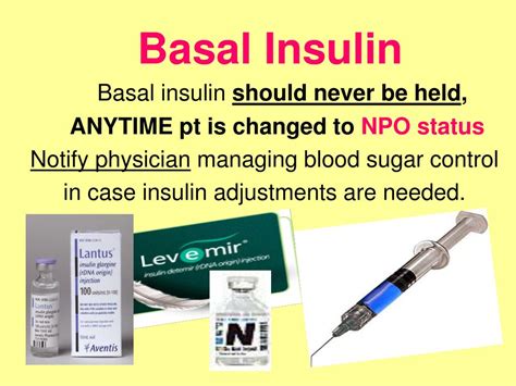 PPT - Insulin Information The Basal-Bolus concept PowerPoint ...