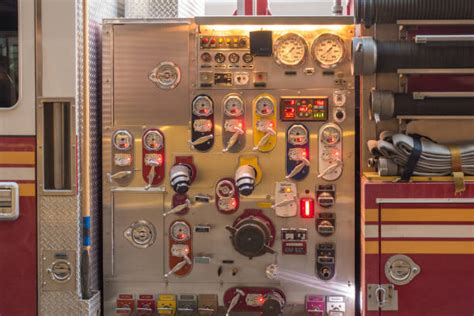 60+ Nyfd Fireman On Fire Department Truck In New York Stock Photos ...