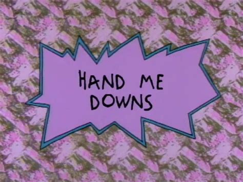 Hand Me Downs | Rugrats Wiki | FANDOM powered by Wikia