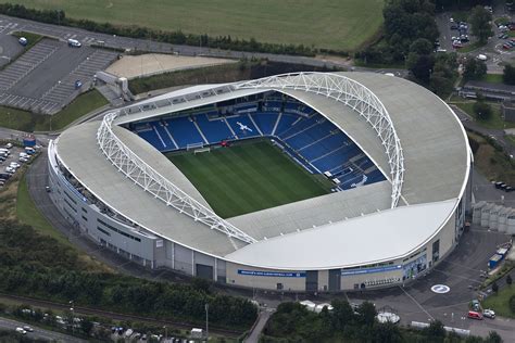 Brighton Hove Albion American Express football Community Stadium aerial image - a photo on ...