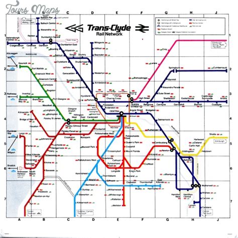 Map Of Glasgow Central Station - ToursMaps.com