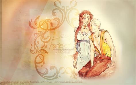 Aang and Katara ~ ♥ - Avatar: The Last Airbender Wallpaper (26796970) - Fanpop