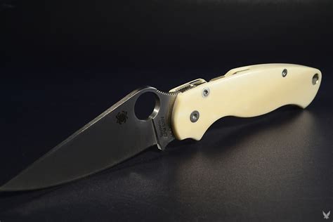 Spyderco Para Military 2 „bone“ | Custom.Scale.Division