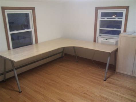 furniture-office-and-workspace-appealing-wooden-ikea-corner-desk-with-l-shape-design | Ikea ...