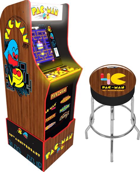 Customer Reviews: Arcade1Up 40th Anniversary Pac-Man Special Edition Arcade Game Machine Pac-Man ...