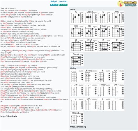 Chord: Baby I Love You - Che'Nelle - tab, song lyric, sheet, guitar, ukulele | chords.vip