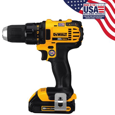 DEWALT 20-Volt MAX Lithium-Ion Cordless Compact Drill/Driver with (2 ...