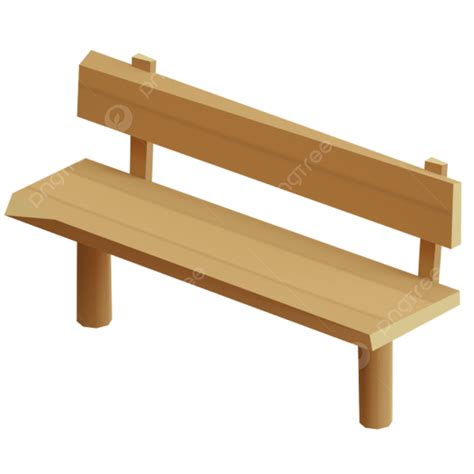 Bench Perspective View, Bench, Bench Perspective, Wood Bench PNG ...