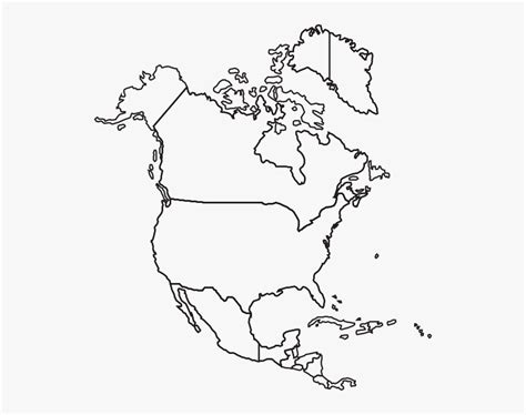 Transparent America Outline Png Outline North America Map Png Images | The Best Porn Website